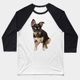 Shepherd Mix Puppy Baseball T-Shirt